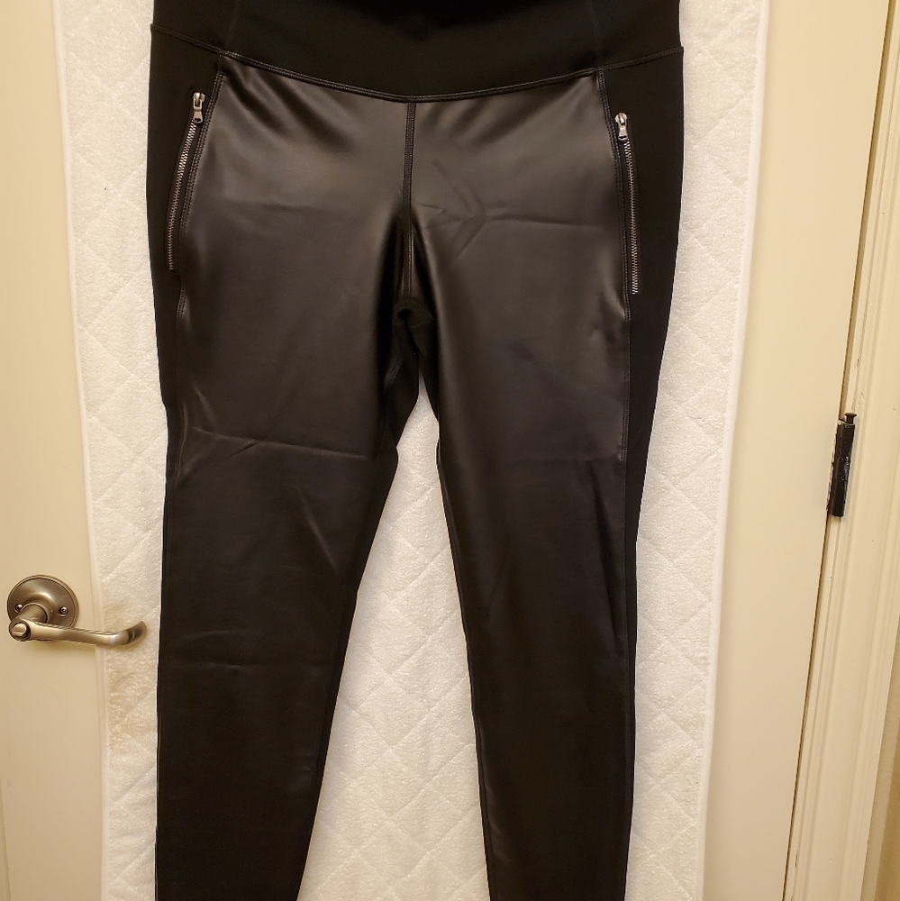 Lg.Old Navy Faux Leather Leggings